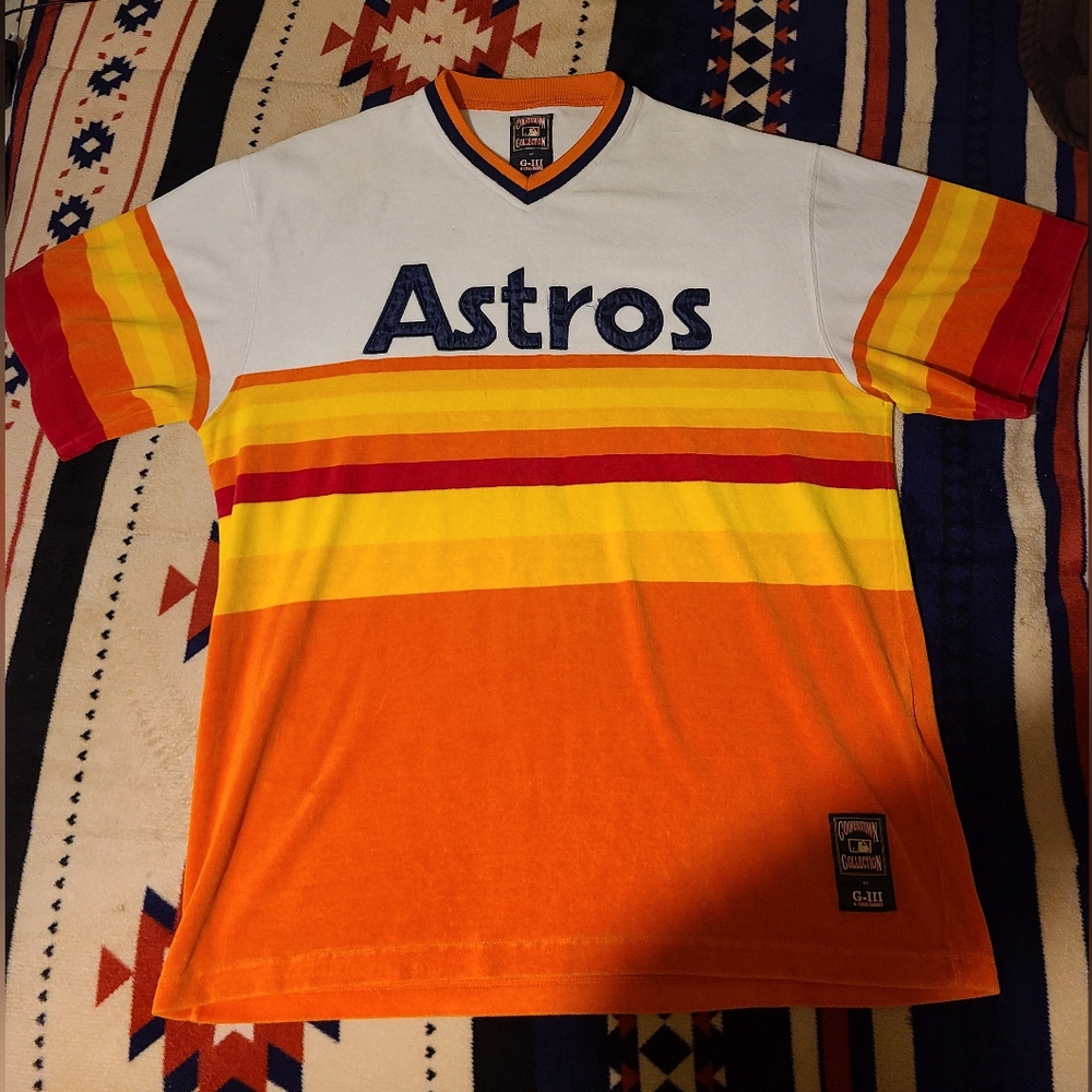 Astros Cooperstown G-III Jersey Vintage Large